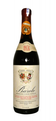 Z 44- VIN ROSU BAROLO VINICOLA ROCHE, DOC, CL 75 GR 13 RECOLTARE 1976 foto