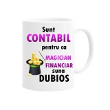 Cana alba personalizata sunt contabil pentru ca magician financiar suna dubios, INOVATIX&reg;. 330ml