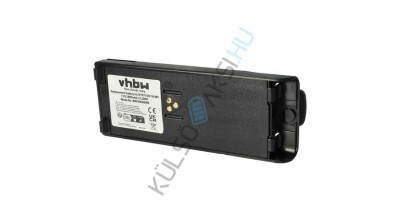 Baterie radio VHBW de &amp;icirc;nlocuire pentru Motorola NTN7143B, NTN7143C, NTN7143A, NTN7143 - 1800 mAh 7,5 V NiMH + clemă pentru curea foto