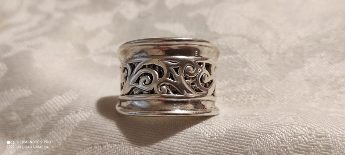 argint INEL 1920 FRANTA art deco SPLENDID manopera EXCEPTIONALA de efect UNIC lat