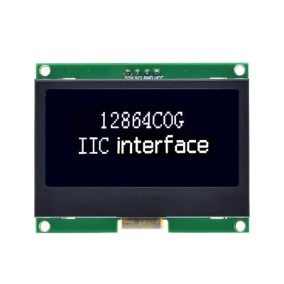 LCD display grafic 128x64 IIC, ecran COG ST7567S cu interfata I2C Arduino foto