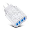 Incarcator USB cu 4 Porturi Fast Charge si Multiple Protectii, Incarcare Rapida, Premium, Alb, CBD CORAL BEST DEALS Alb 3 Ah 9 cm 5 cm 9 cm Alb 1x Inc