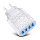 Cumpara ieftin Incarcator USB cu 4 Porturi Fast Charge si Multiple Protectii, Incarcare Rapida, Premium, Alb, CBD CORAL BEST DEALS Alb 3 Ah 9 cm 5 cm 9 cm Alb 1x Inc