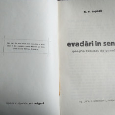 Evadari in senin- Capsali, bibliofilie, 1931