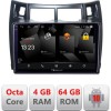 Navigatie Toyota Yaris 2008-2011 5510-YARIS08 Android Octa Core 720p 4+64 DSP 360 camera carplay android auto CarStore Technology