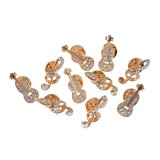 Set 10 brose martisor cu tematica muzicala
