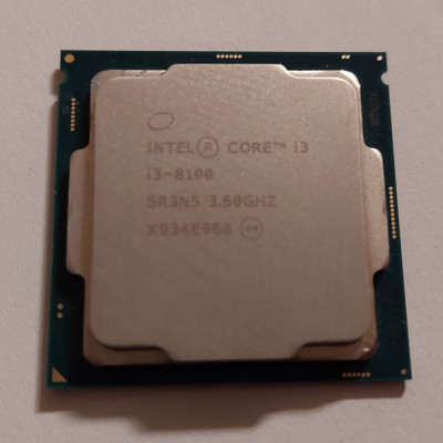 Procesor Quad Intel Core i3-8100,3,60Ghz,Socket 1151,Gen 8 foto