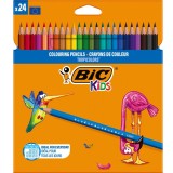 Set creioane colorate Tropicolors Bic, P24