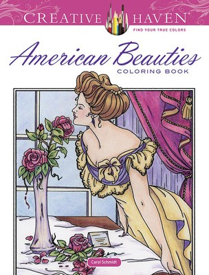 Creative Haven American Beauties Coloring Book foto