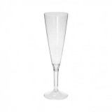 Pahare Sampanie Plastic, 150ml, Set 10 Bucati, Asamblare Usoara, Elegante Nunta Botez Petreceri