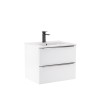 Dulap inferior Vario Trim 60 cu lavoar alb-alb