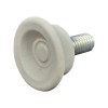 Picior pentru mobila &Oslash; 28 mm, filet M6 x 12 mm, gri, 100 buc / set
