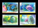 BELARUS 2006-PESTI DE ACVARIU-Serie de 4 timbre nestampilate MNH, Nestampilat