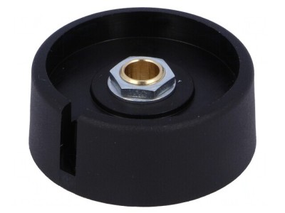 Buton rotativ negru cu indicator poliamidă &amp;Oslash;6mm 40x16mm foto