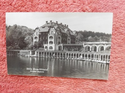 Carte postala, Baile Ocna Sibiului, Hotelul Statului, 1935 foto