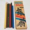 Creioane colorate - PASTEL COLOR - Set 6 bucati - anul 1976