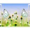 Sticker decorativ, Fereastra 3D, Fluturi, 85 cm, 292STK