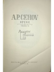 A. P. Cehov - Opere, vol. 3 (Editia: 1955) foto