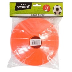 Set 12 conuri fotbal SportX, pentru copii, portocalii