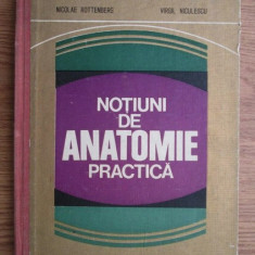 Nicolae Diaconescu - Notiuni de anatomie practica (1979, editie cartonata)