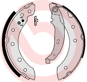 BREMBO S 61 520 ESSENTIAL LINE Set saboti frana foto