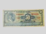 Rara! Mexic 50 Pesos 1970,bancnota din imagini la jumatate de pret fata de celelalte de pe site!