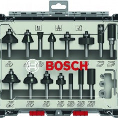 Bosch Set 15 freze HM tija 8mm - 3165140958035