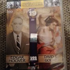 DVD PERSONALITATI CARE AU MARCAT ISTORIA LUMII EDGAR HOOVER-DAVID&GOLIAT