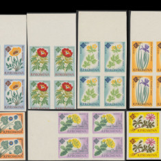 1961 Romania - Centenarul Gradinii Botanice, blocuri de 4 timbre ndt, LP 524 a