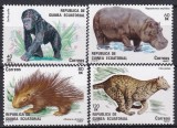 Guinea Ecuatoriala 1983 - Fauna protejata, animale, serie neuzata