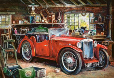 Puzzle Castorland 1000 Vintage garage foto