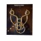 Puzzle brain twister din metal, Pentru copii si adolescenti, 10 cm, 476CUB-1