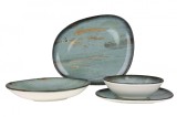 Bonna Set de vesela - Madera - 24 bucăți - 6 persoane - Porţelan
