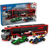 LEGO&reg; City - Camion F1&reg; cu masinile F1&reg; RB20 si AMR24 60445, 1086 piese
