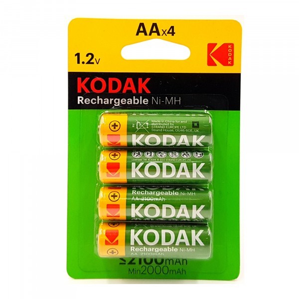 Set 4 Acumulatori Ni-Mh Ready to Use tip R6 1.2V 2100mAH Kodak