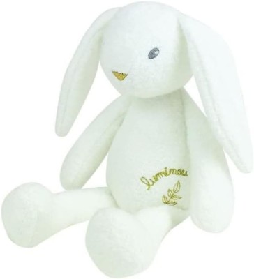 Jucarie Plus Jemini Fosforescenta 30cm Iepure Luminou Alb foto