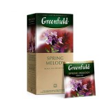 Greenfield Ceai negru Spring Melody, 25 pliculete