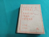 TABELE DE CUBAJ PENTRU LEMN ROTUND * AL. VENDEL / 1967 * E