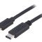 Cablu USB 2.0 micro USB-C 1m negru