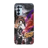 Husa compatibila cu Oppo A55, Viceversa, model Yoh and Amidamaru Shaman King, Silicon, TPU, Transparent, Carcasa