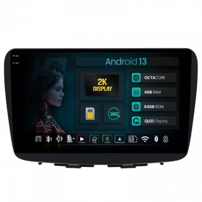 Navigatie 2K Suzuki Baleno 4GB RAM Android 13 Octacore Slot Sim 4G DSP GPS Wi-FI Carplay Android Auto USB Bluetooth Waze Touchscreen 9.5 Inch foto