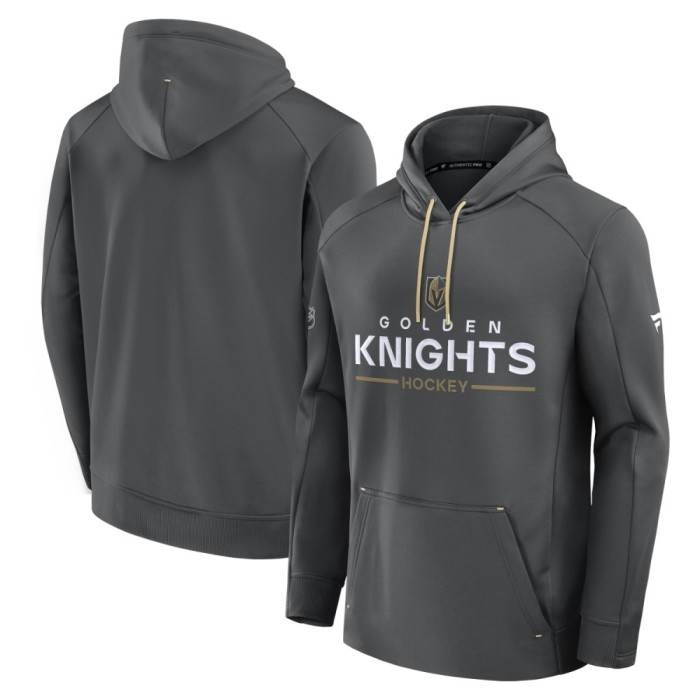 Vegas Golden Knights hanorac de bărbați cu glugă Authentic Pro Rink Poly Fleece POH - L