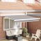 vidaXL Cortina Retractabilă Gri deschis 300 x 250 cm Stofă și Metal 3330099
