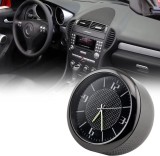 Ceas Auto Quartz Electronic Luminos Negru, Prindere Aerisire - Universal