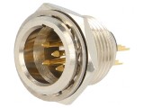 Conector XLR mini 5 pini pentru lipire