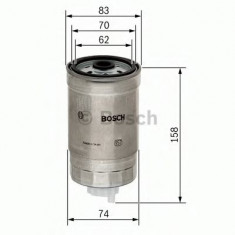 Filtru combustibil AUDI A4 (8D2, B5) (1994 - 2001) BOSCH 1 457 434 329