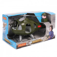 Set elicopter militar cu figurina, Polesie, Grom, 29 cm