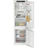 Combina frigorifica incorporabila Liebherr ICc 5123, Plus, SmartFrost, EasyFresh, 264 l, 178 сm, Clasa C, Alb