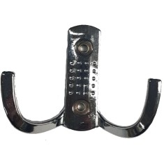 Cuier pentru mobila cu 2 brate din inox, fixare usoara