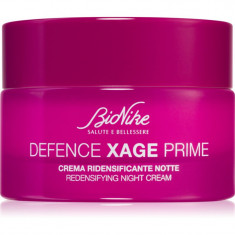 BioNike Defence Xage Crema nutritiva de recuperare a densitatii pielii pentru noapte 50 ml
